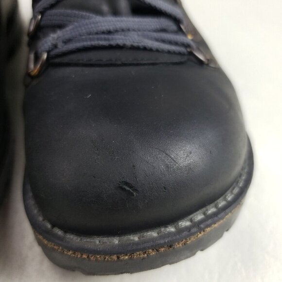 Birkenstock Jackson Leather Boot Womens 6-6.5 EU 37 N Black Ankle Hiking Lace Up - Picture 6 of 14